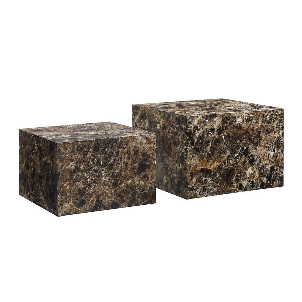 Set Măsuțe De Cafea din material pe bază de lemn, 58-50/58-50/40-33 cm