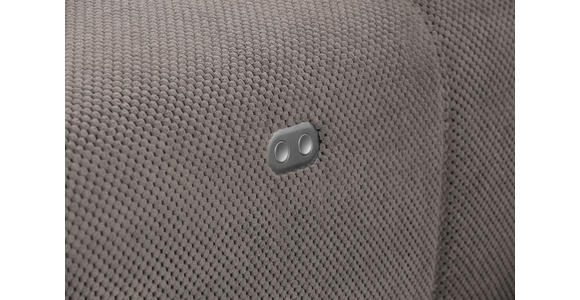 ECKSOFA in Velours Braun 326/236 cm - Schwarz/Braun, Design, Kunststoff/Textil (326/236cm) - Xora