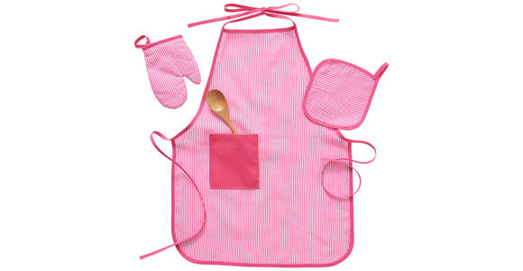 KINDERKÜCHENZUBEHÖR  - Rosa, Basics, Holz/Textil (21/24.5/3cm) - My Baby Lou