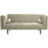 SOFA in Textil Beige - Dunkelbraun/Beige, Design, Holz/Textil (200/80/87cm) - Carryhome SOFA in Textil Beige - Dunkelbraun/Beige, Design, Holz/Textil (200/80/87cm) - Carryhome