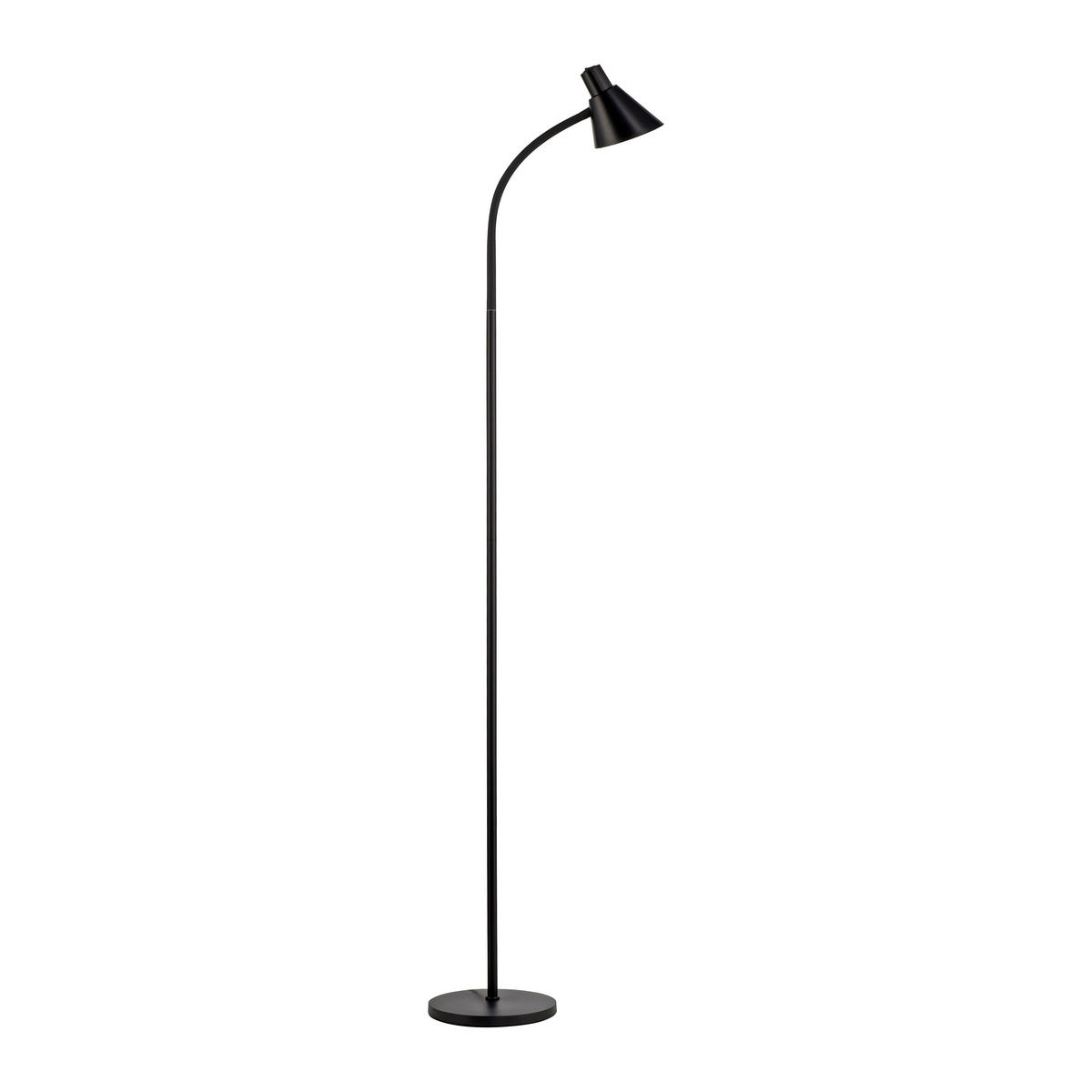 PODNA LED LAMPA - crna, Osnovno, metal/plastika (43/43/150cm)
