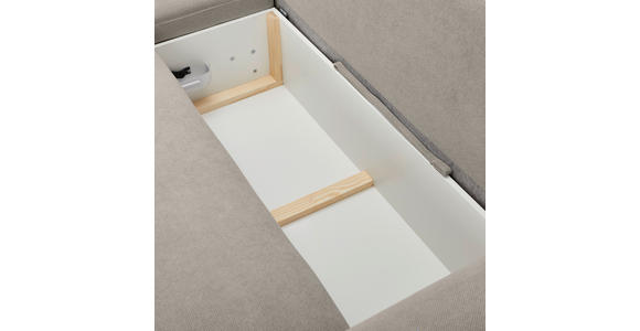 ECKSOFA  in Webstoff Beige  175/265 cm  - Beige/Schwarz, MODERN, Kunststoff/Textil (175/265cm) - Carryhome