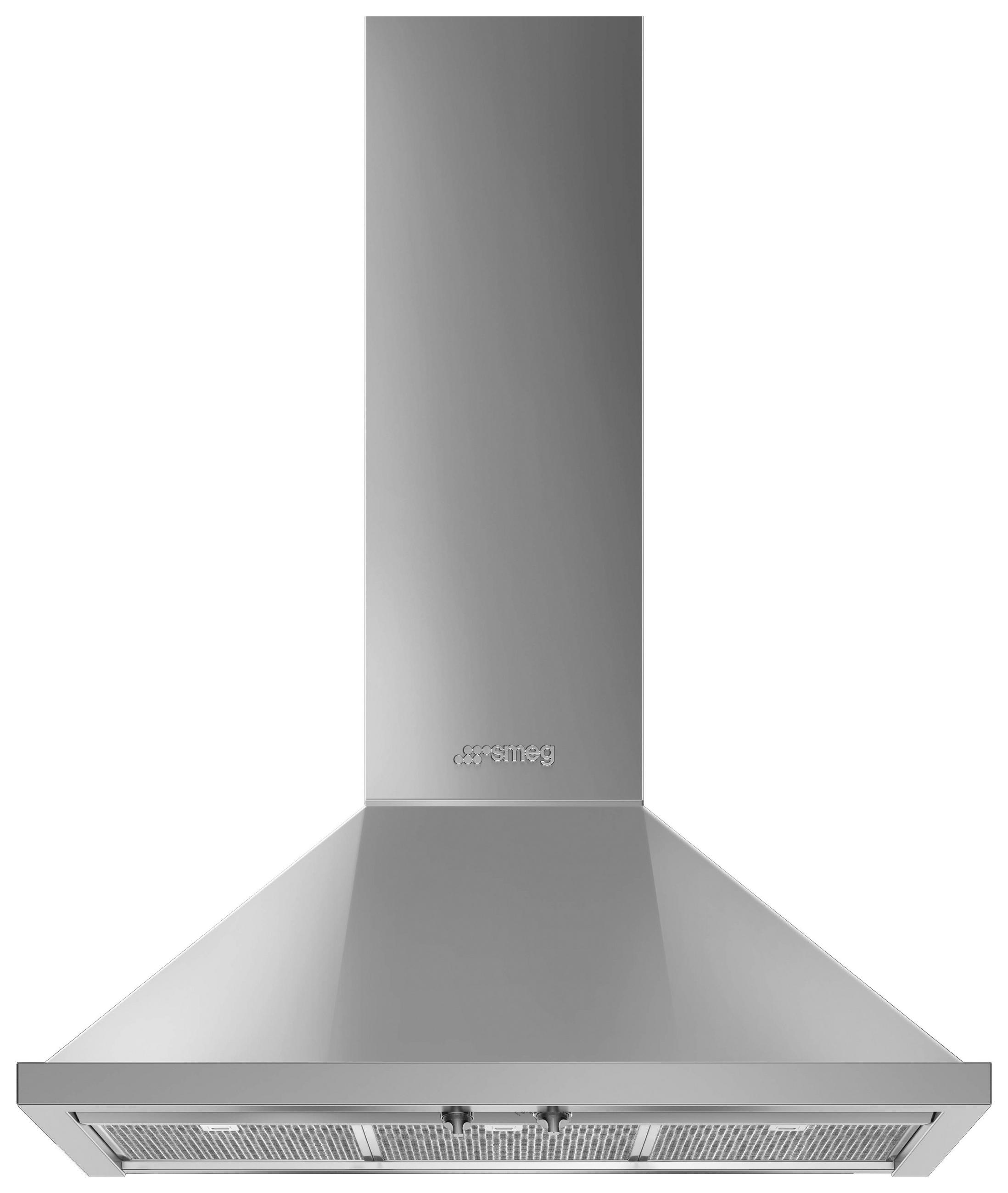 DUNSTABZUGSHAUBE KPF9X  - Edelstahlfarben, Basics, Metall (89,6/122,7/49,5cm) - SMEG