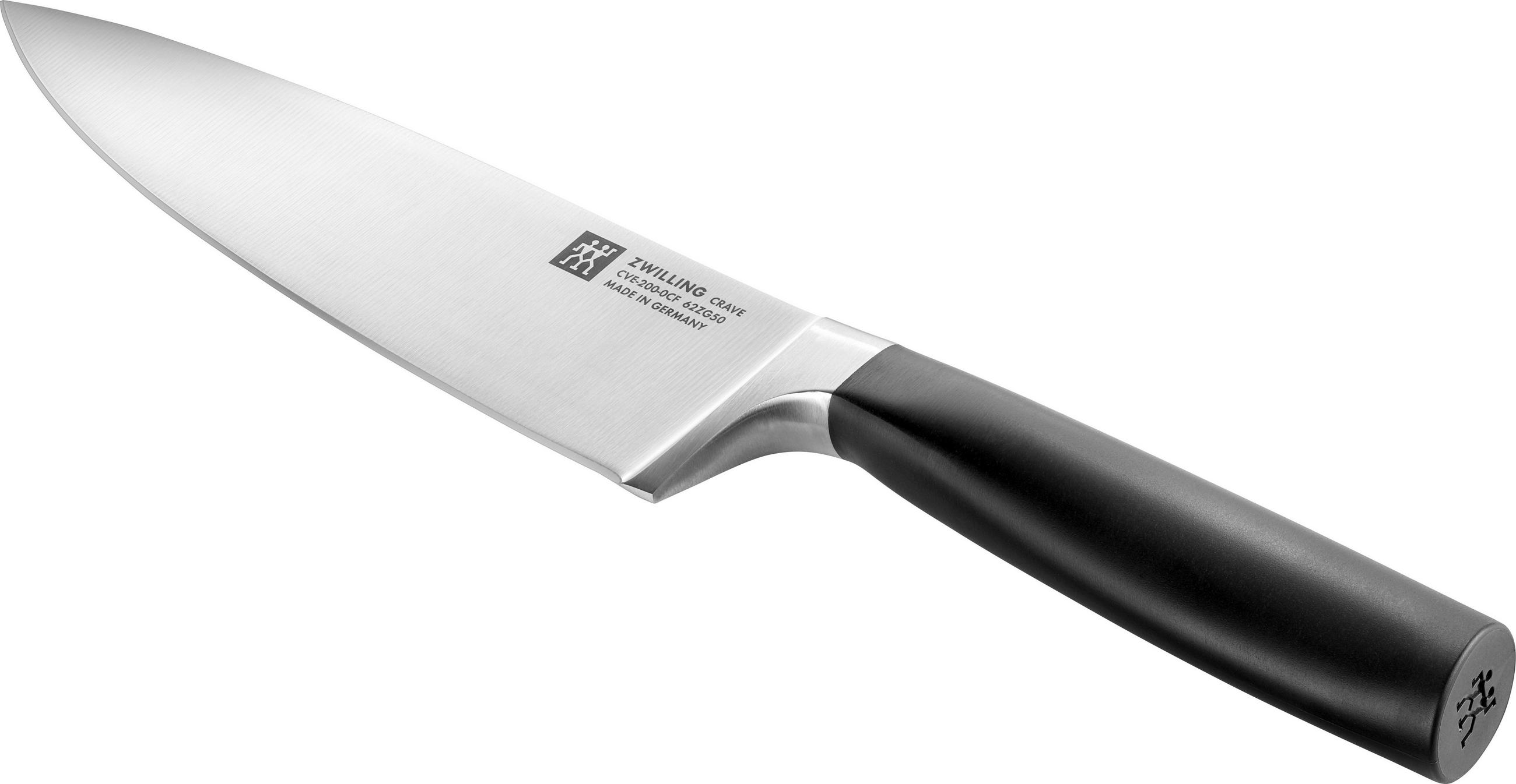 KOCHMESSER Crave  - Edelstahlfarben/Schwarz, Basics, Kunststoff/Metall (37,5/2,8/2,8cm) - Zwilling