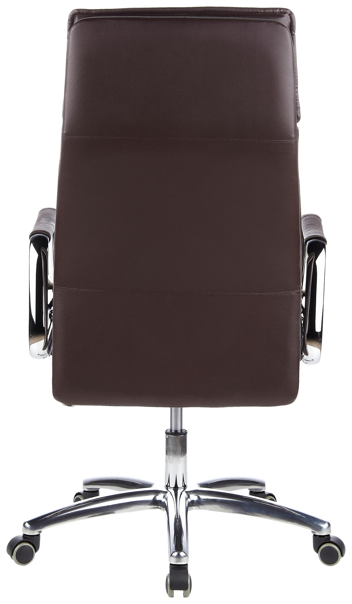 CHEFSESSEL Braun  - Braun, Basics, Leder/Kunststoff (60/130/48cm) - MID.YOU