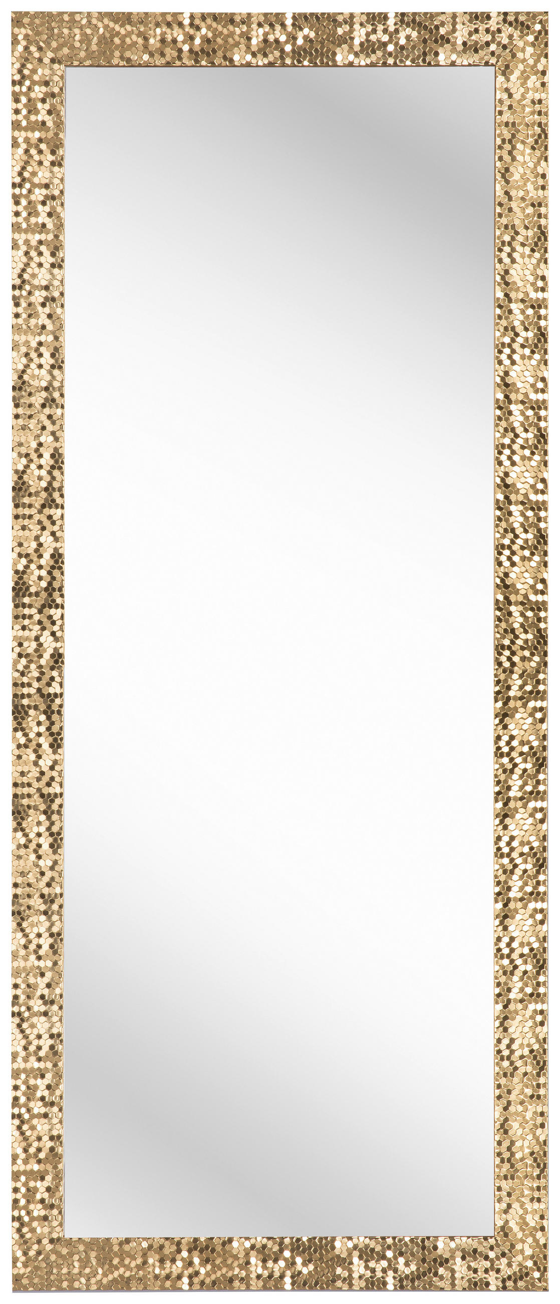 Carryhome Wandspiegel Gold 70x170x2 cm