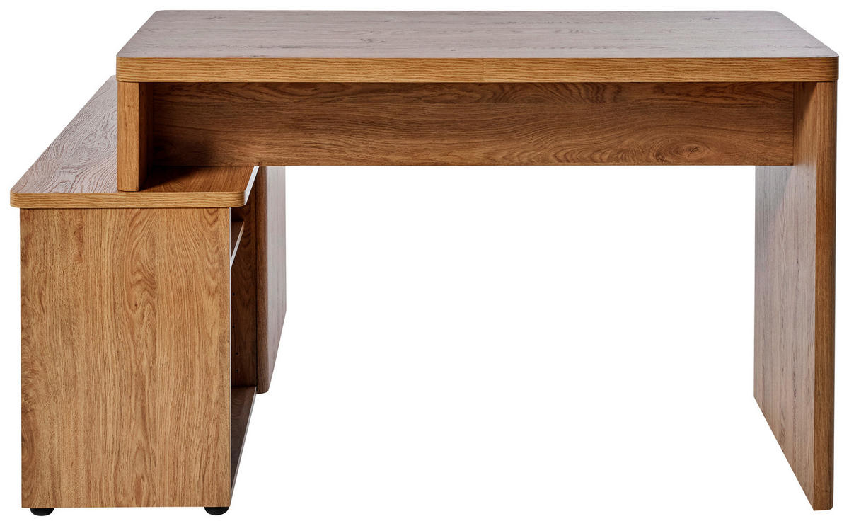 ECKSCHREIBTISCH 140/118/76 cm  in Eichefarben  - Eichefarben, Modern, Holzwerkstoff (140/118/76cm) - Livetastic