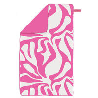 OSUŠKA NA PLÁŽ, 80/160 cm, bílá, pink - bílá/pink, Basics, textil (80/160cm) - S. Oliver