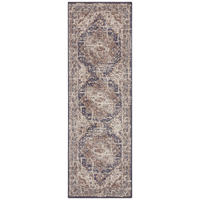 LÄUFER 80/200 cm Terrain  - Blau/Creme, Design, Kunststoff/Textil (80/200cm) - Hanse Home