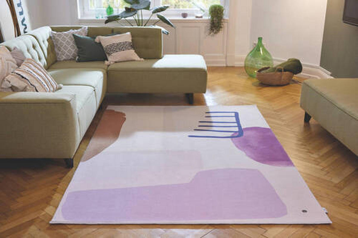 WEBTEPPICH 160/230 cm SHAPES - TWO Multicolor, Rosa  - Multicolor/Rosa, Design, Textil (160/230cm) - Tom Tailor