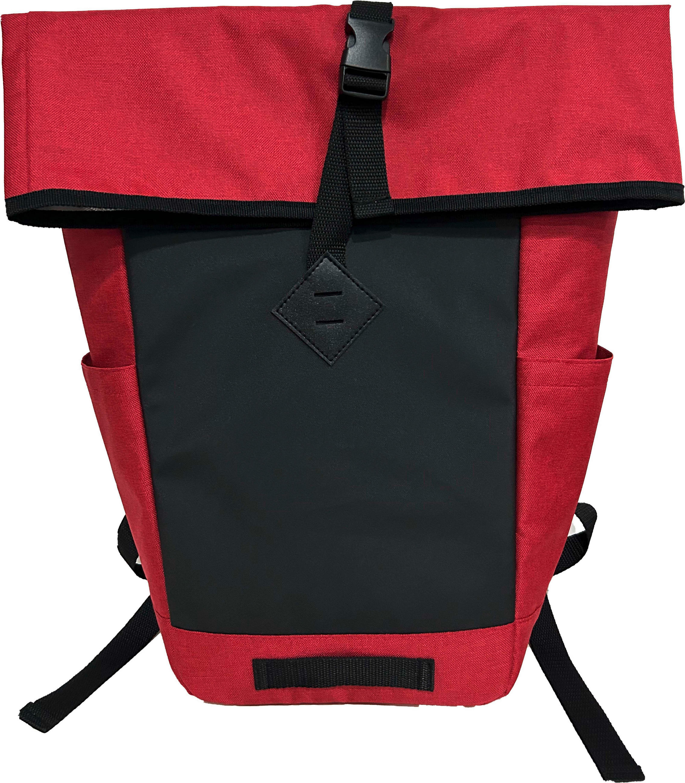 BATOH  - antracitová/červená, Basics, kov/textil (32,5/14,5/62,5cm) - Ambia Home