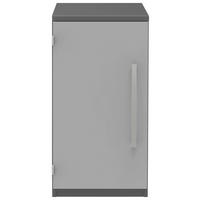 AKTENSCHRANK 40/76,5/43 cm  - Anthrazit/Hellgrau, KONVENTIONELL, Holzwerkstoff (40/76,5/43cm) - Moderano