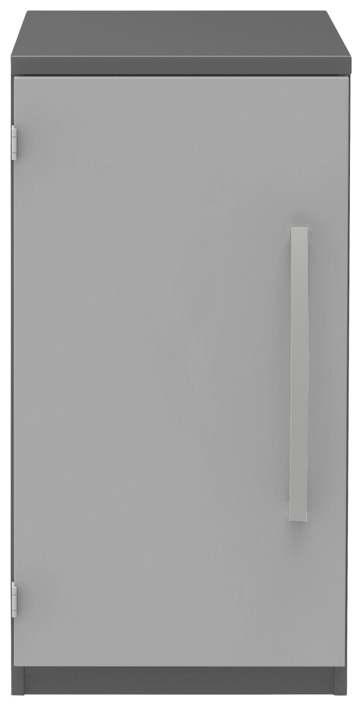 AKTENSCHRANK 40/76,5/43 cm  - Anthrazit/Hellgrau, KONVENTIONELL, Holzwerkstoff (40/76,5/43cm) - Moderano