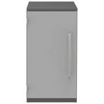 AKTENSCHRANK Anthrazit, Hellgrau  - Anthrazit/Hellgrau, KONVENTIONELL, Holzwerkstoff (40/76,5/43cm) - Moderano