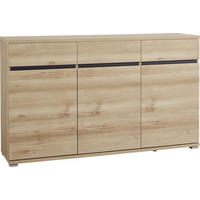 SIDEBOARD  in 144/88/40 cm  - Silberfarben/Buchefarben, Basics, Holzwerkstoff/Kunststoff (144/88/40cm) - Carryhome