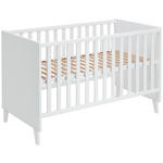 GITTERBETT Michi  143,4/78,9/76,6 cm   - Weiß, Trend, Holz/Holzwerkstoff (143,4/78,9/76,6cm) - My Baby Lou