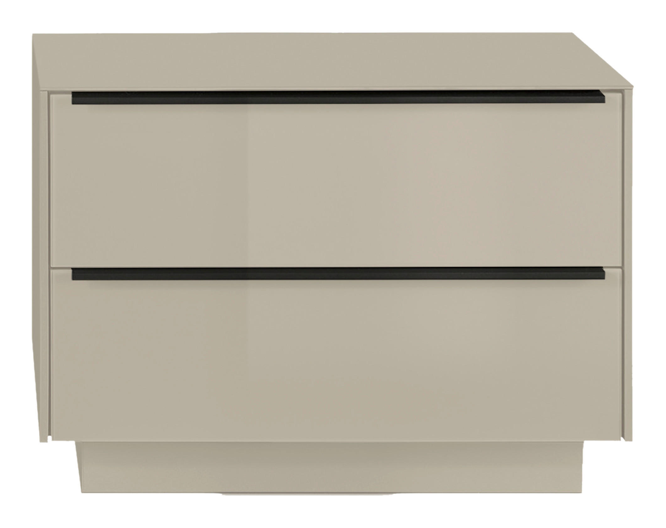 GARDEROBENBANK  in 72/50/32 cm  - Kaschmir/Anthrazit, Design, Glas/Holzwerkstoff (72/50/32cm) - Novel