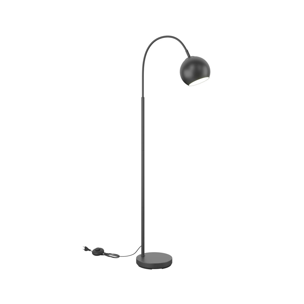 ÁLLÓLÁMPA - fekete, Basics, műanyag/fém (46/25/150cm)