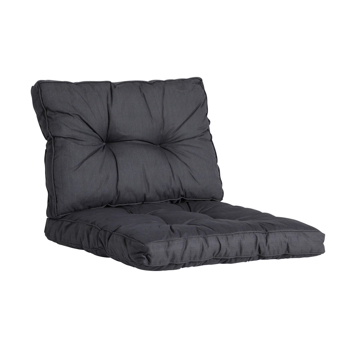 RÜCKENKISSEN  - Schwarz, Basics, Textil (60/43/8cm)