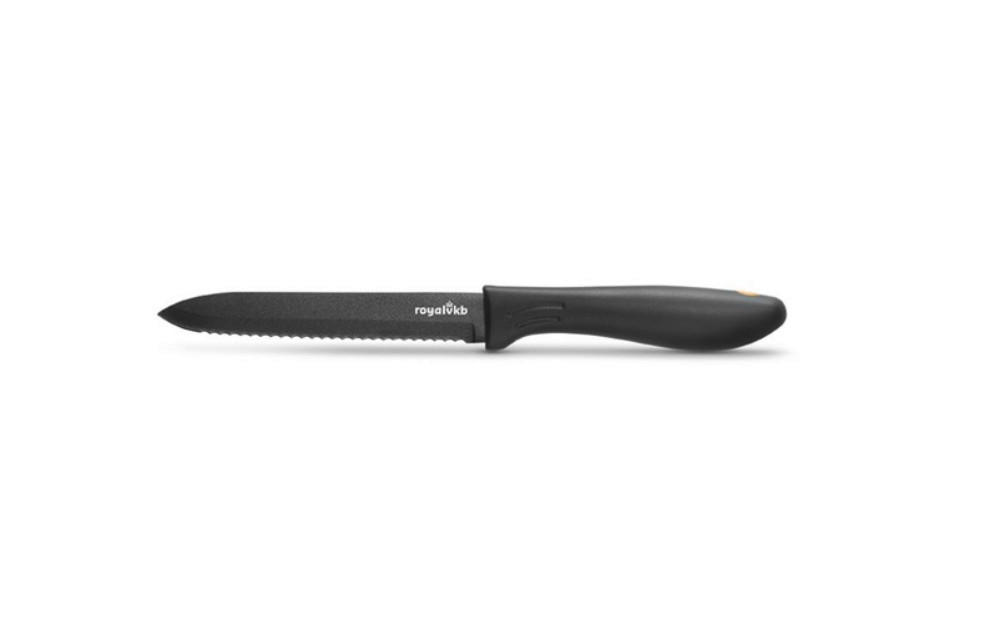 KUHINJSKI NOŽ          13 cm    jeklo - črna, Basics, kovina/umetna masa (13cm)