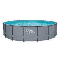 POOL PGP4001852B-AN 549/132 cm  - Anthrazit, KONVENTIONELL, Kunststoff (549/132cm) - Ambia Garden