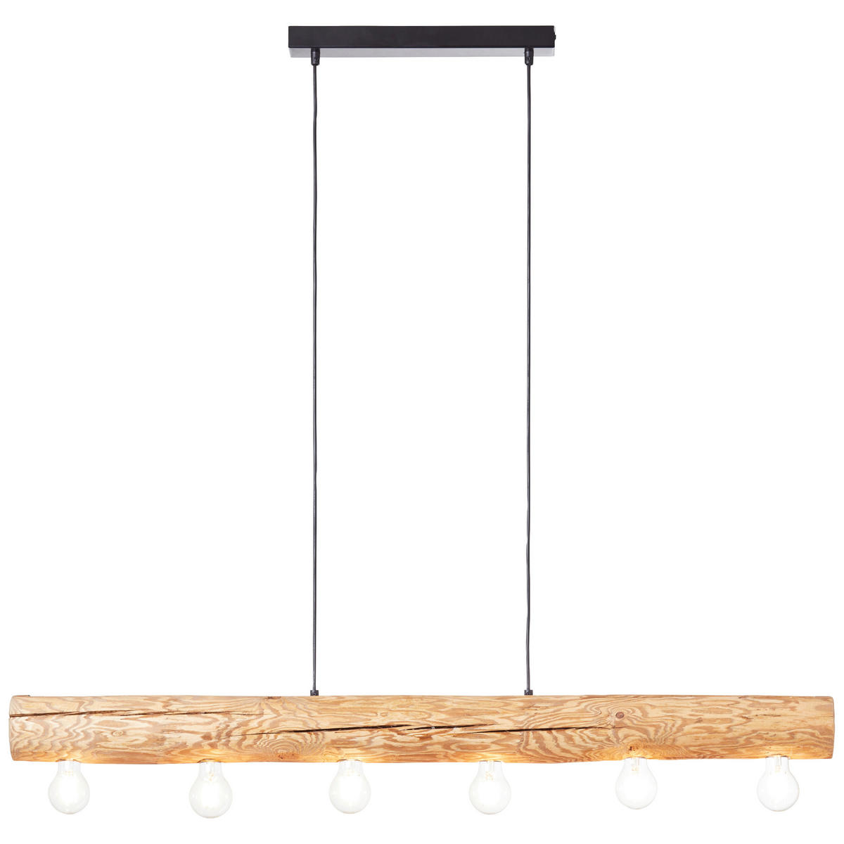HÄNGELEUCHTE  - Kieferfarben, Natur, Holz/Metall (105/70/115cm) - Brilliant