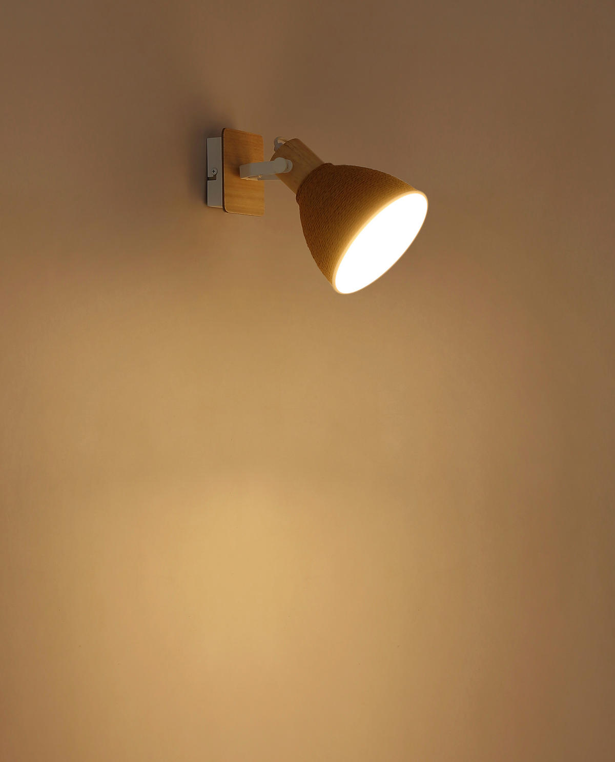 STRAHLER Lyndon 15/17,5/19 cm  - Braun/Weiß, Natur, Holz/Papier (15/17,5/19cm) - Globo