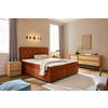 BOXSPRINGBETT 180/200 cm  in Rostfarben  - Rostfarben/Schwarz, Design, Kunststoff/Textil (180/200cm) - Xora