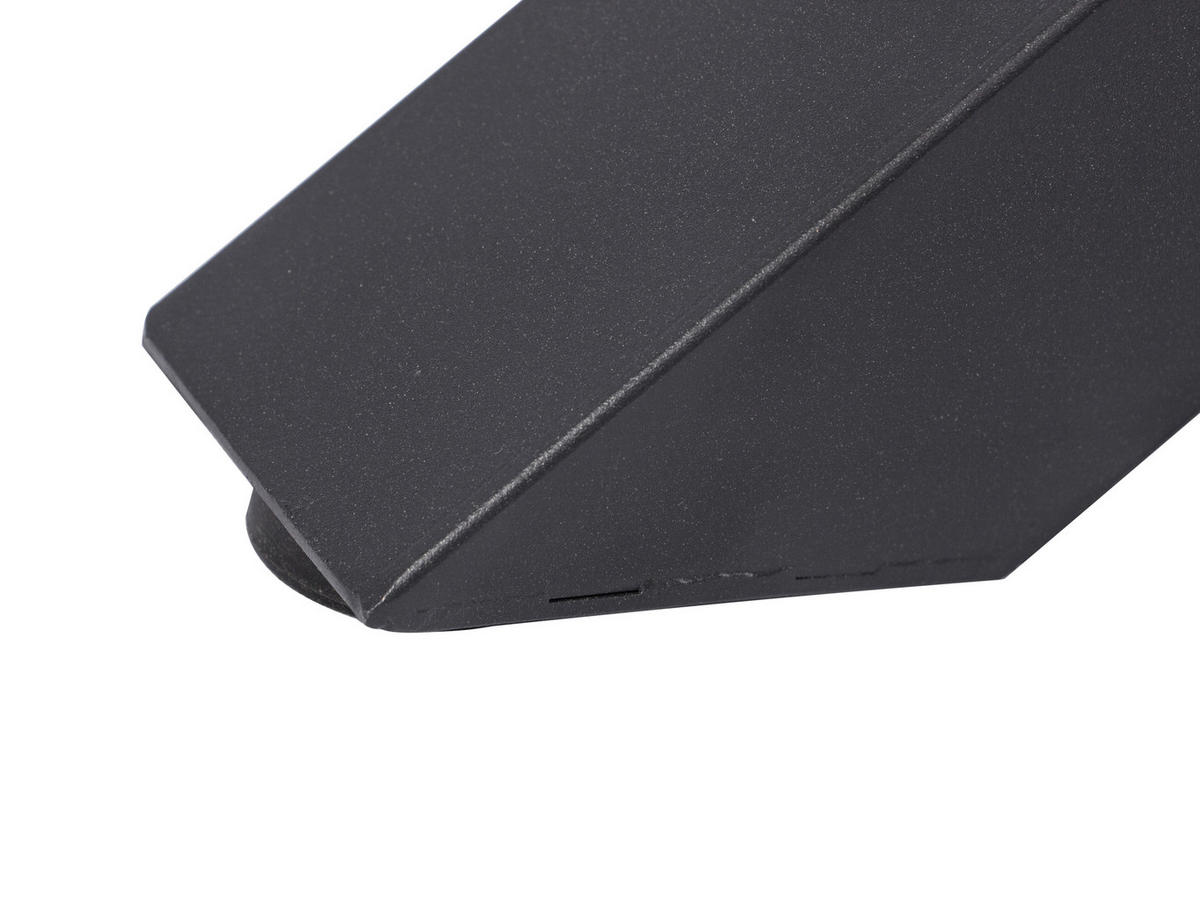 ESSTISCH 110/150/110/76 cm Nachbildung  Metall, Holzwerkstoff ausziehbar oval Schwarz, Weiß  - Schwarz/Weiß, MODERN, Holzwerkstoff/Metall (110/150/110/76cm) - Livetastic
