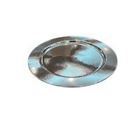 PLATZTELLER 35 cm  - Silberfarben, Basics, Metall (35cm) - Ambia Home