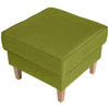 HOCKER in Textil Hellgrün  - Buchefarben/Hellgrün, Design, Holz/Textil (53/45/53cm) - Max Winzer