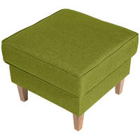 HOCKER in Textil Hellgrün  - Buchefarben/Hellgrün, Design, Holz/Textil (53/45/53cm) - Max Winzer
