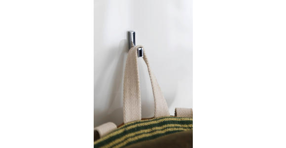 GARDEROBE 3-teilig  in 222/201/35 cm  - Eichefarben/Weiß, Design, Glas/Holz (222/201/35cm) - Moderano