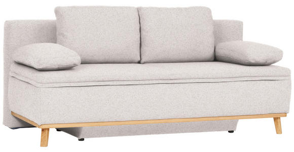 SCHLAFSOFA in Webstoff Naturfarben  - Naturfarben, KONVENTIONELL, Holz/Textil (203/95/96cm) - Venda