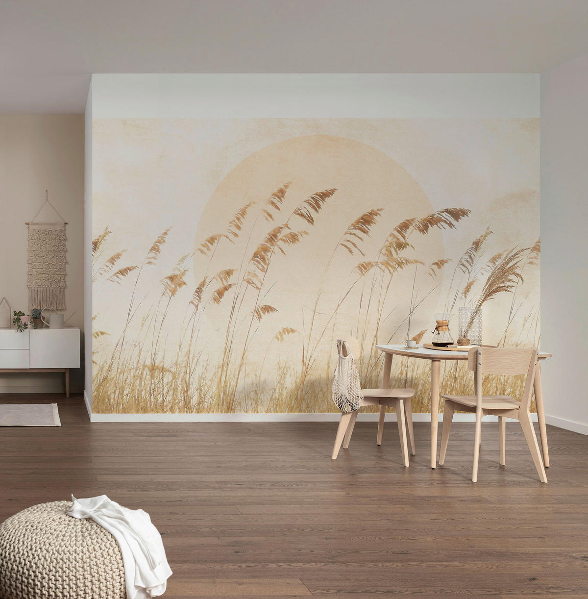 VLIESTAPETE 2,5 m  - Gelb/Braun, Basics (400/250cm) - Xora