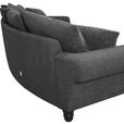 BIGSOFA in Flachgewebe Anthrazit  - Anthrazit/Schwarz, KONVENTIONELL, Holz/Textil (290/78/115cm) - Carryhome