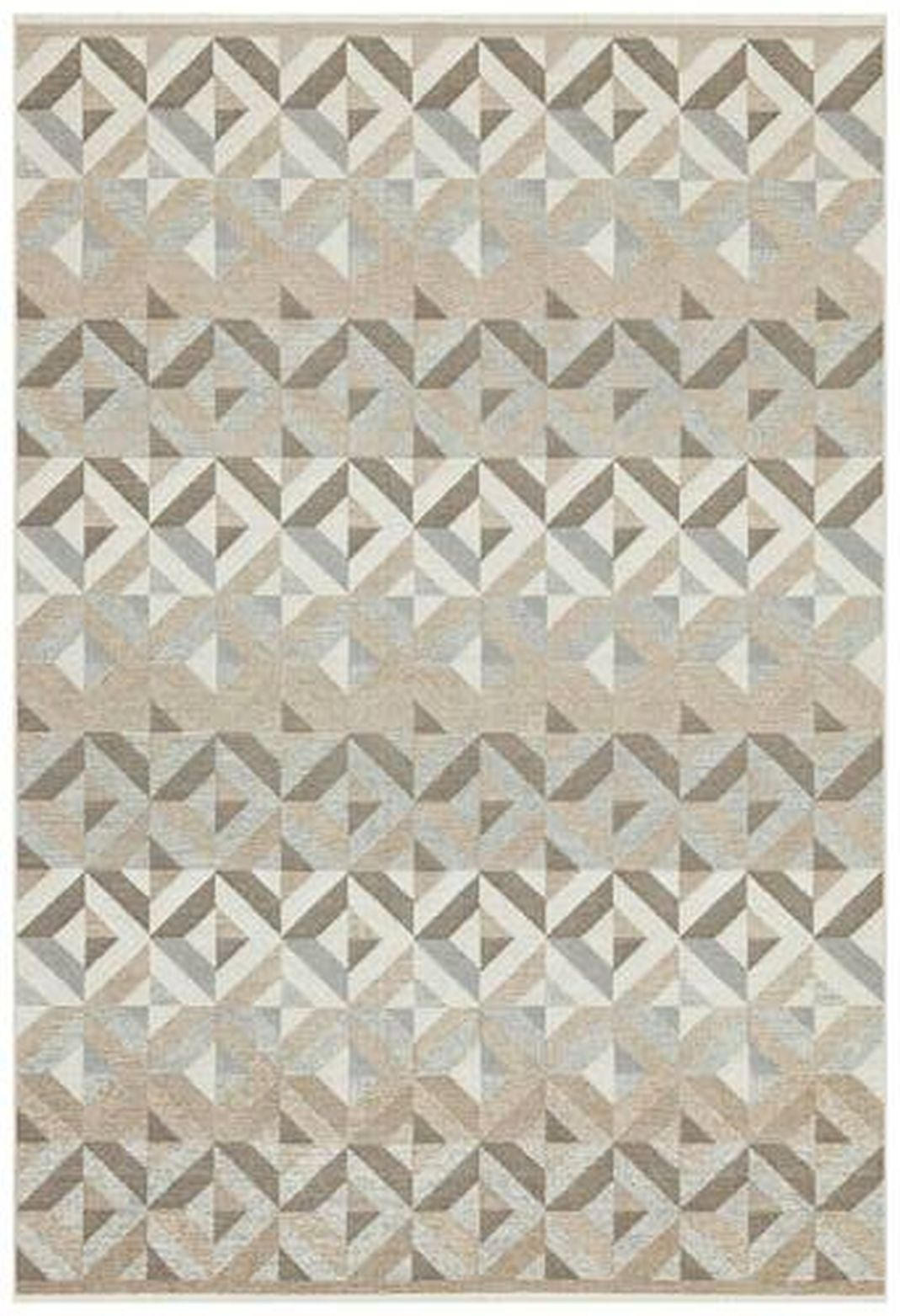 KOBEREC TKANÝ NA PLOCHO, 80/150 cm, šedá, béžová - šedá/béžová, Lifestyle, textil (80/150cm) - Novel