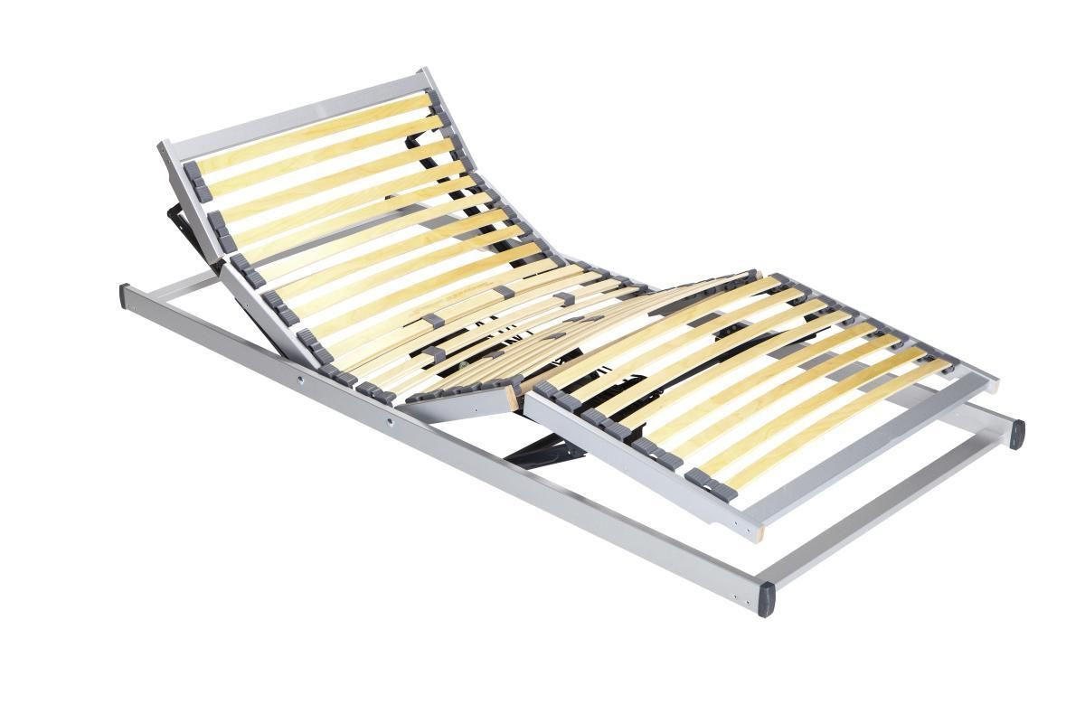 LETVENA PODLAGA 90/200 cm, - srebrne barve, Basics, les (90/200cm) - Sleeptex