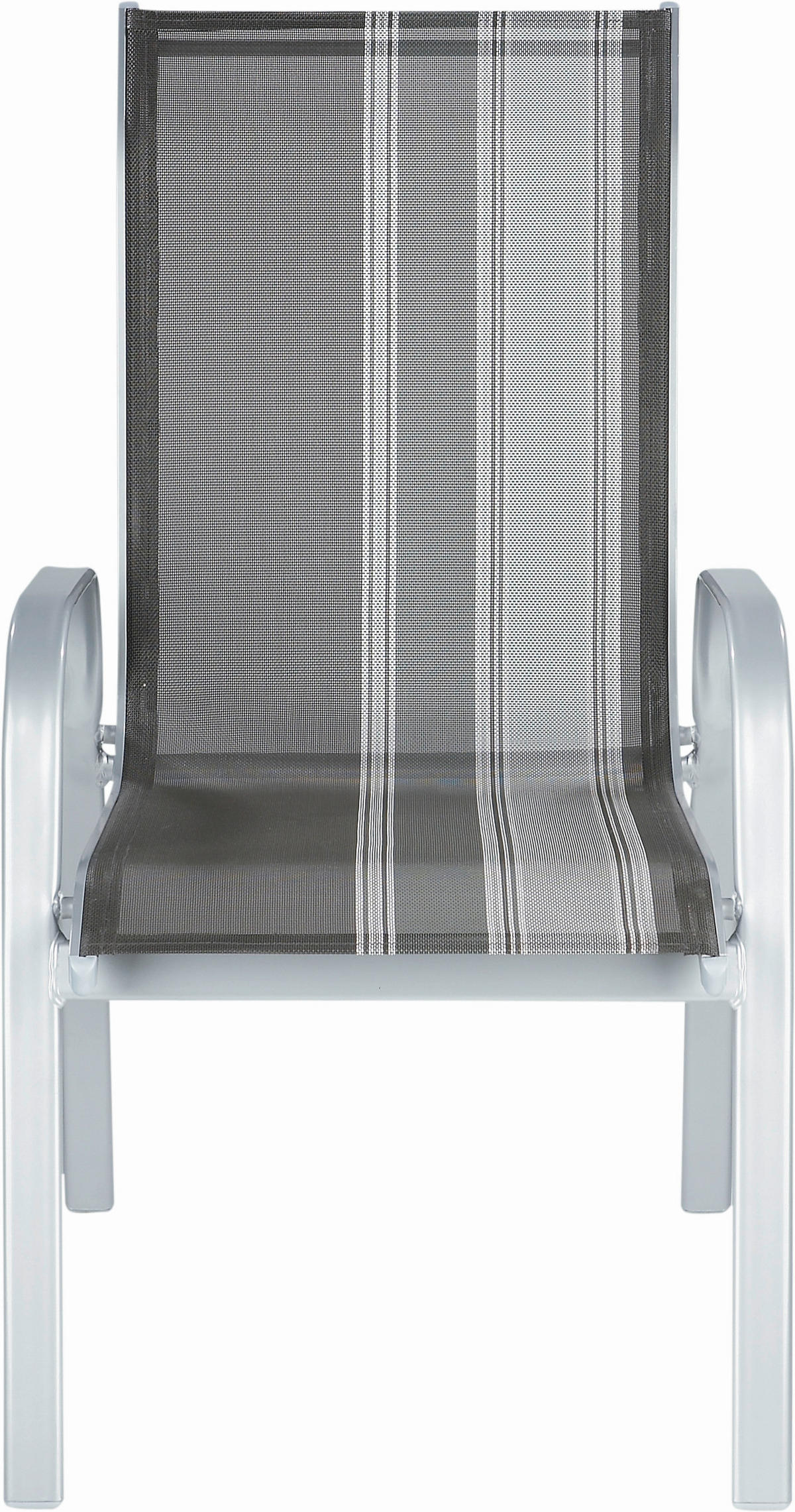 BAŠTENSKA STOLICA SLOŽIVA - siva/srebrna, Osnovno, metal/tekstil (55/96/76cm) - Ambia Garden