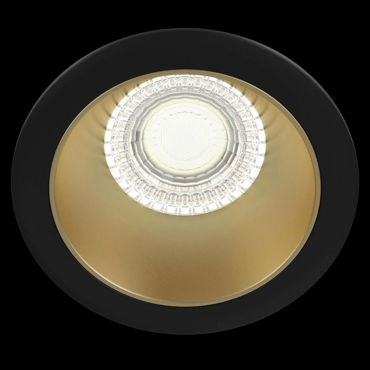 DECKENLEUCHTE    8.5/8,5/3,7 cm  - Goldfarben/Schwarz, Trend, Metall (8.5/8,5/3,7cm) - MAYTONI