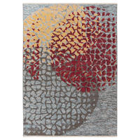 FLACHWEBETEPPICH 80/150 cm Dilan 400 Multicolor, Rot  - Rot/Multicolor, KONVENTIONELL, Textil (80/150cm)