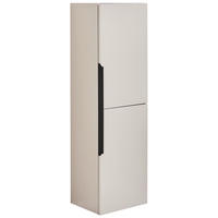 MIDISCHRANK 40/138/32 cm  - Beige/Schwarz, MODERN, Glas/Holzwerkstoff (40/138/32cm) - MID.YOU