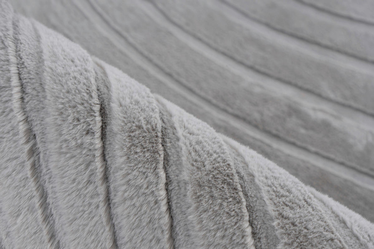 FLACHWEBETEPPICH 160/230 cm Silberfarben rechteckig  - Silberfarben, Basics, Textil (160/230cm) - Kayoom