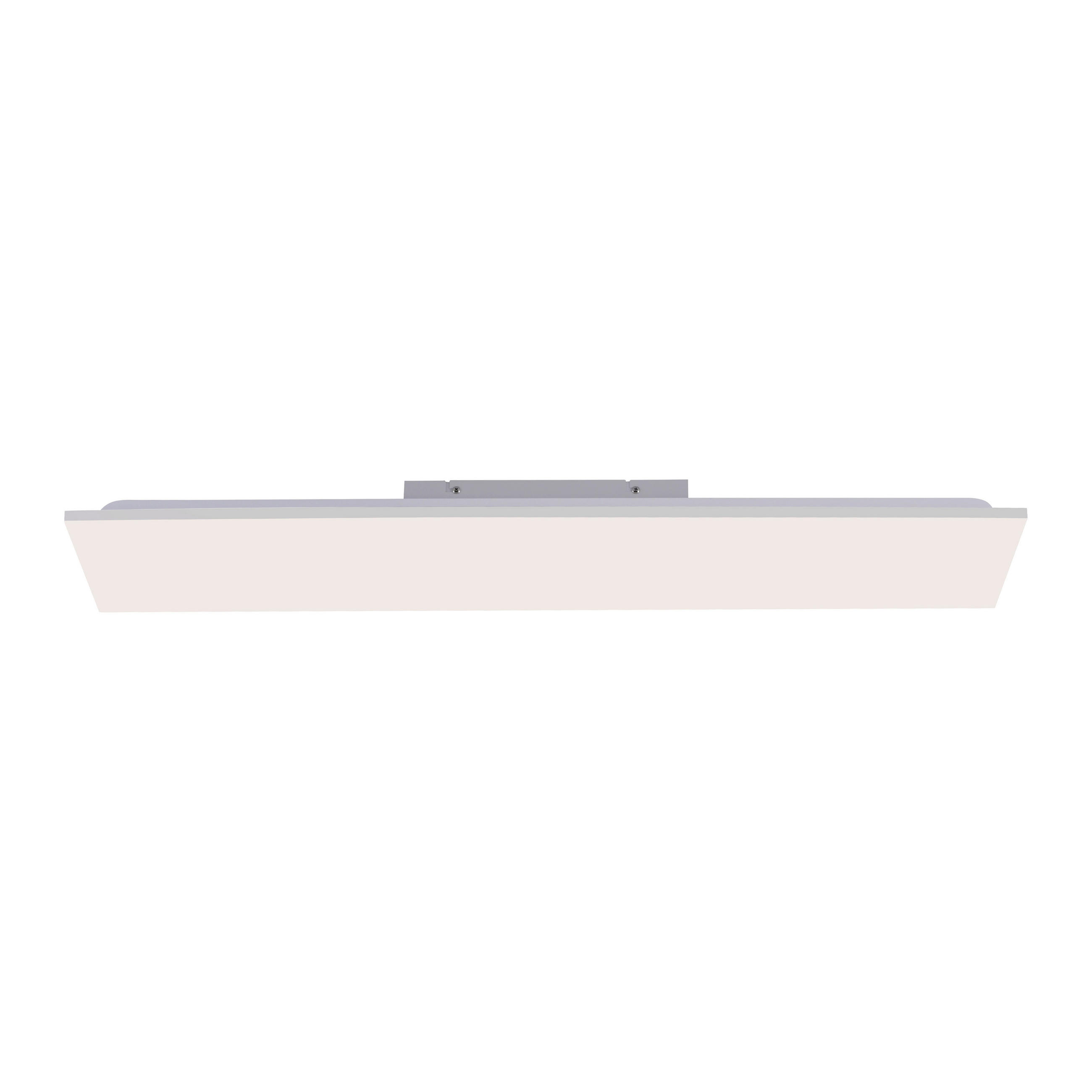 LED-DECKENLEUCHTE Canvas 100/25/6,2 cm   - Basics, Kunststoff/Metall (100/25/6,2cm)