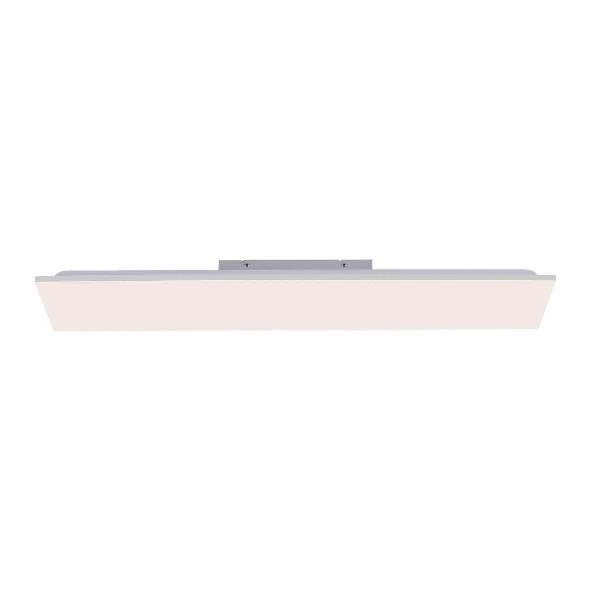 LED-DECKENLEUCHTE Canvas 100/25/6,2 cm   - Basics, Kunststoff/Metall (100/25/6,2cm)