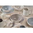 FRÜHSTÜCKSSERVICE Taupe 6-teilig 2 Personen  - Taupe, Design, Keramik - Novel