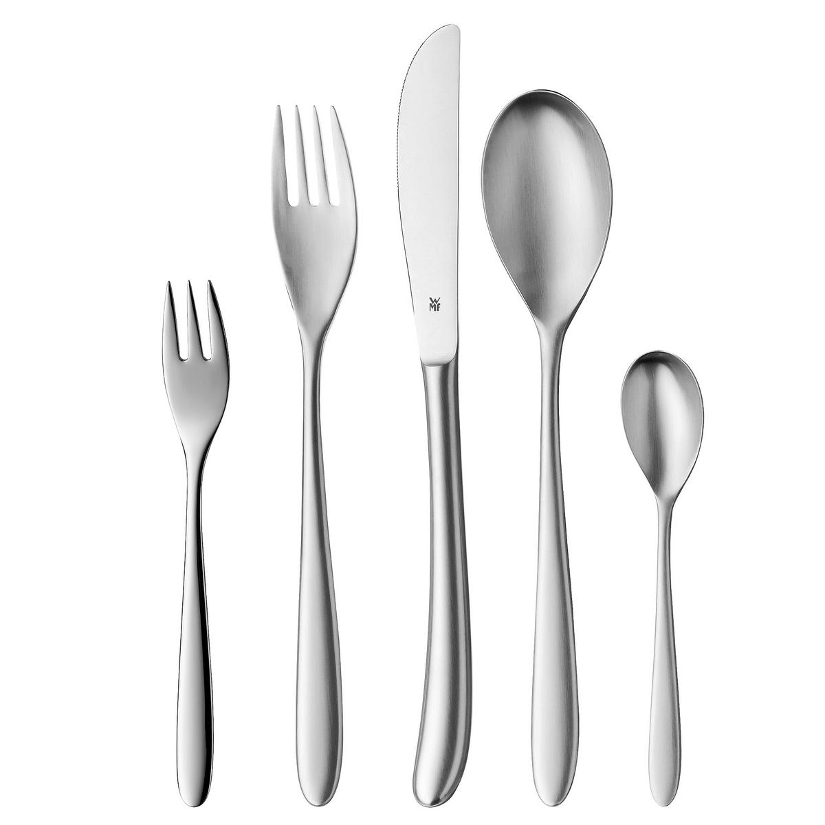 PRIBOR ZA JELO  30 delova     - boja nerđajućeg čelika, Osnovno, metal (43,5/27/6cm) - WMF