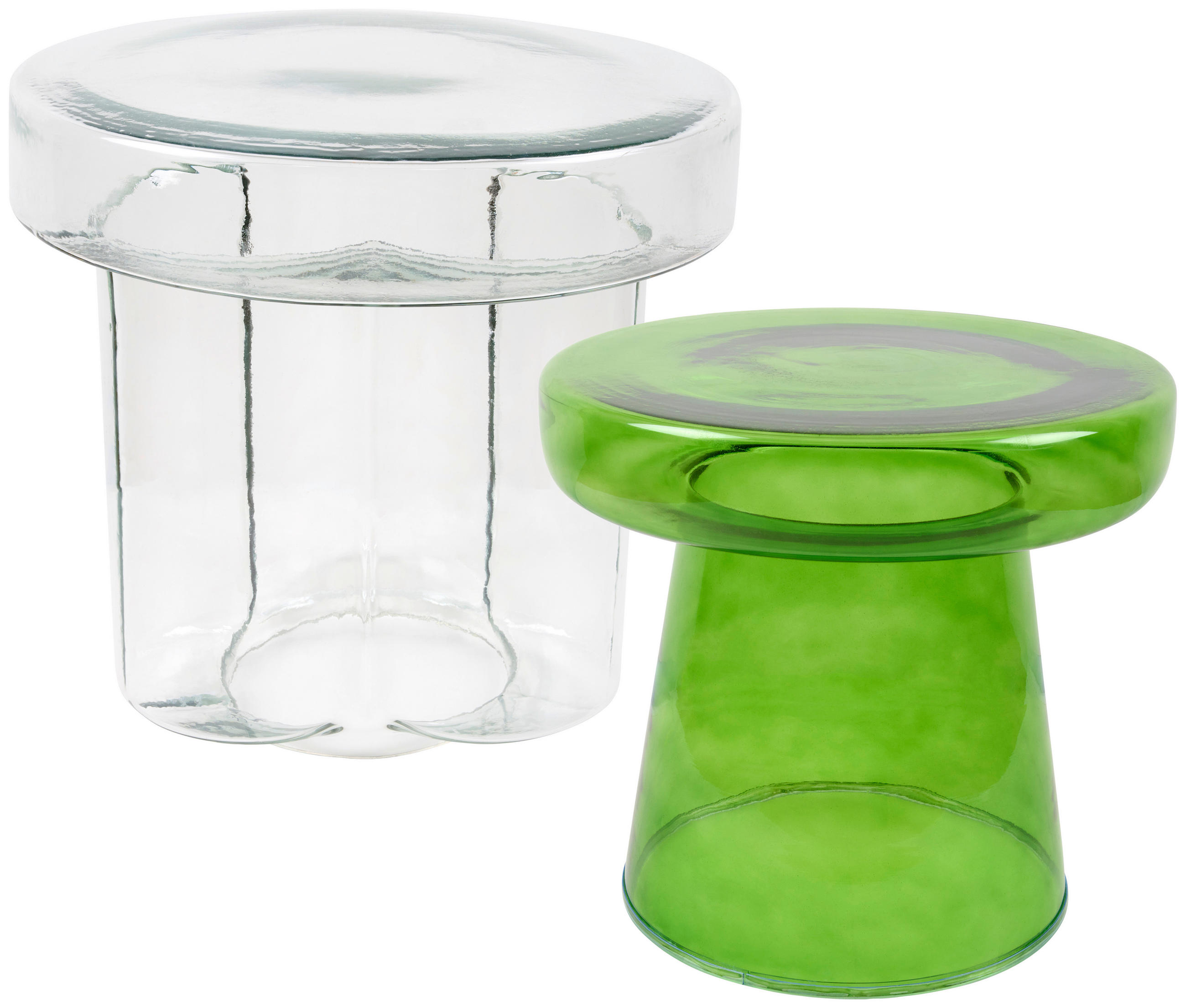 BEISTELLTISCH in Glas  - Transparent, Trend, Glas (41/38cm) - Ambia Home