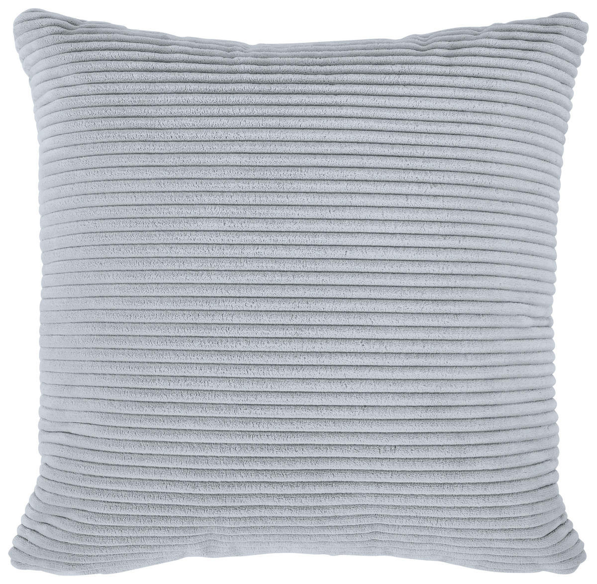 ECKSOFA Grau Cord  - Schwarz/Grau, Design, Kunststoff/Textil (303/196cm) - Livetastic