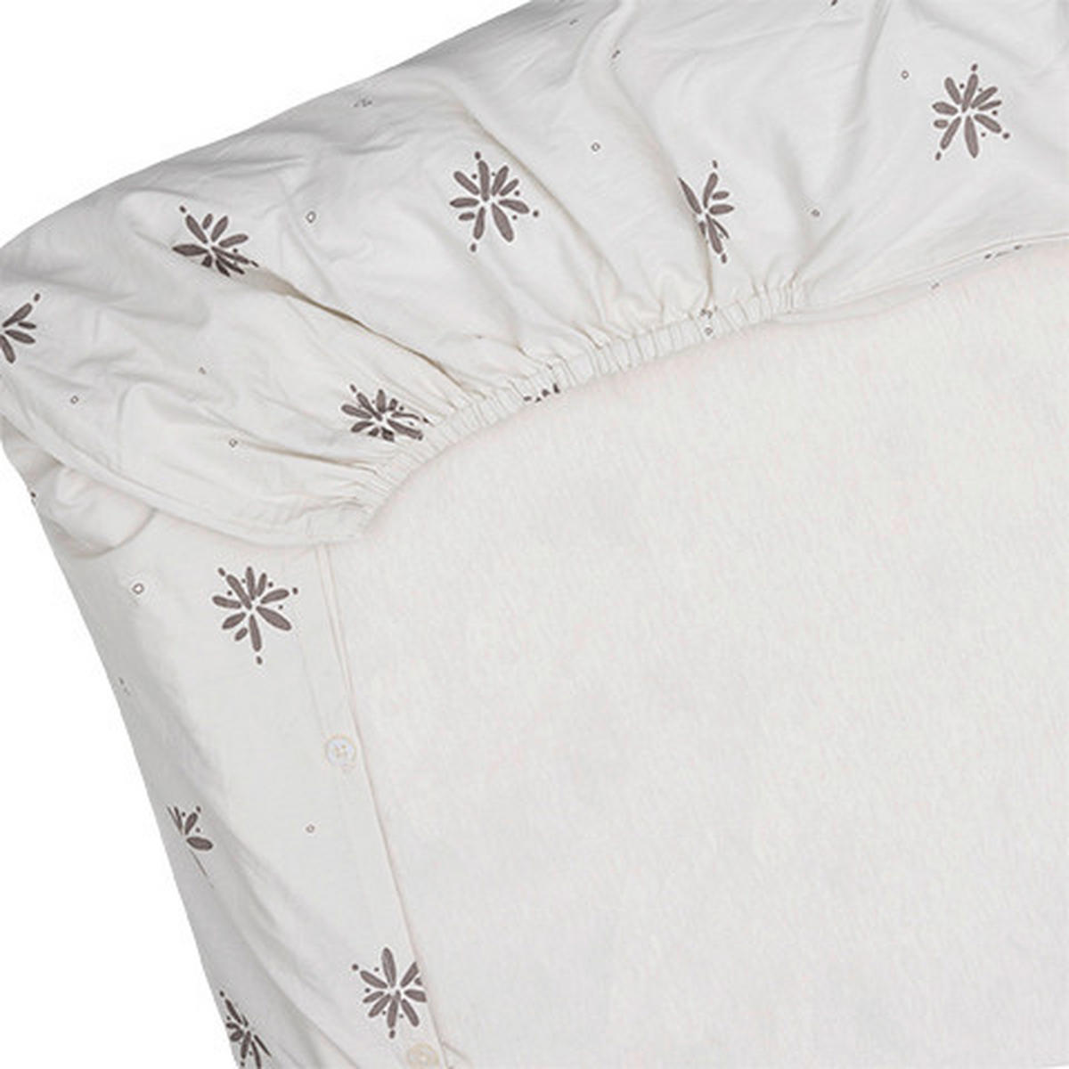 BABYBETTWÄSCHE 100/135 cm  - Grauweiß, Basics, Textil (100/135cm) - Witlof for Kids